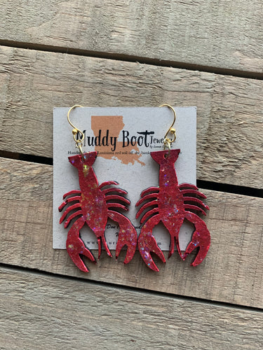 Mudbug Dangle Earrings