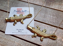 Golden Gator Necklace