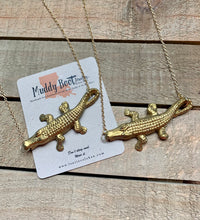 Golden Gator Necklace