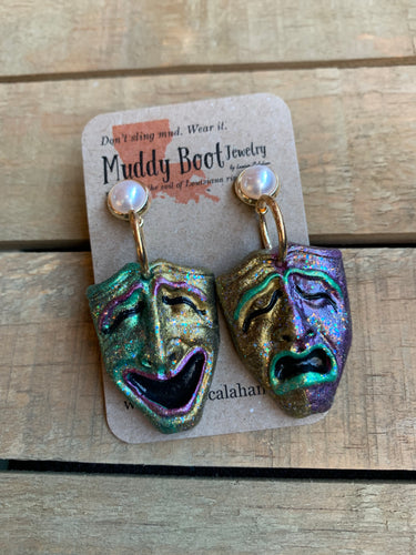 “Muddy” Gras masks